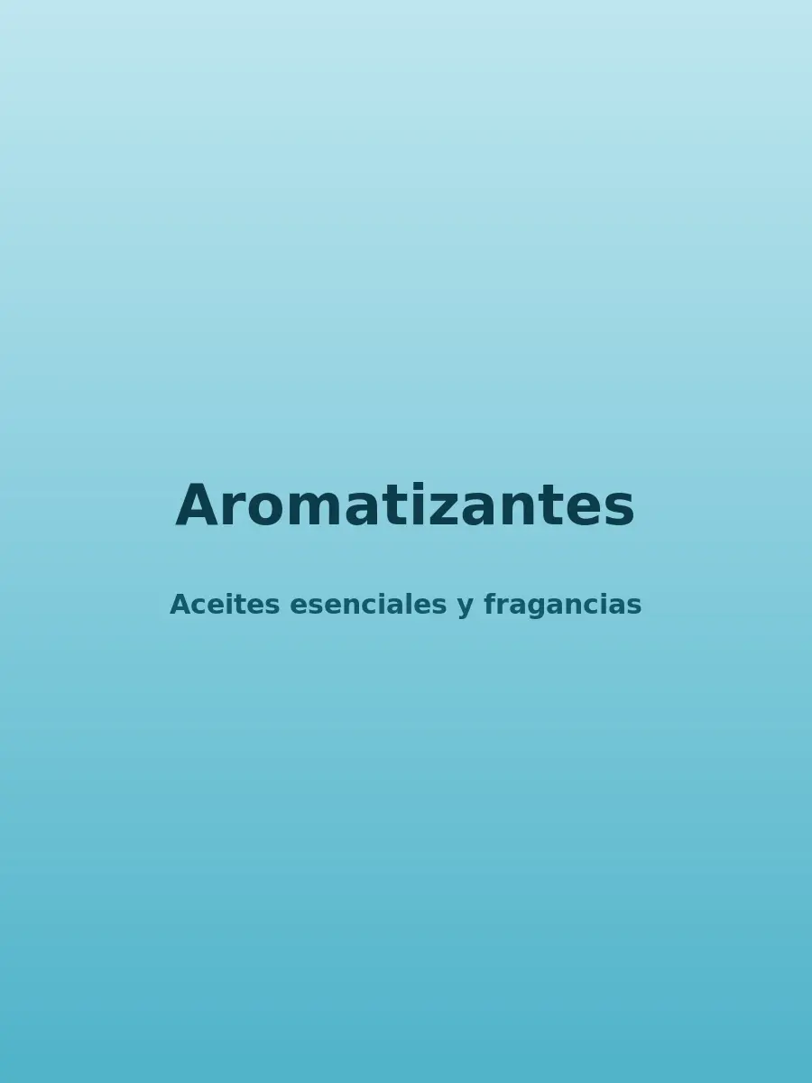Aromatizantes