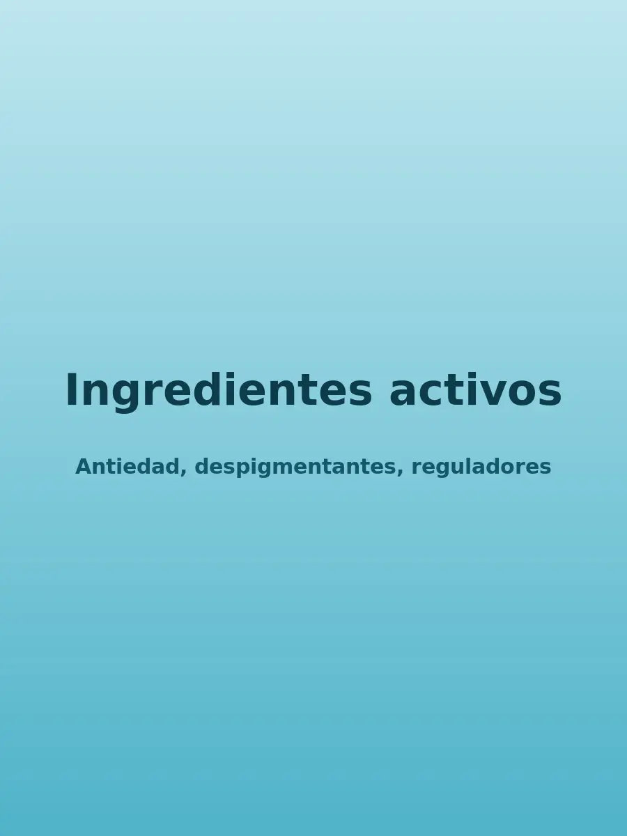 Ingredientes activos
